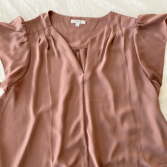Maette by Stella & Dot Dusty Rose color Large top - Picture 1 of 2